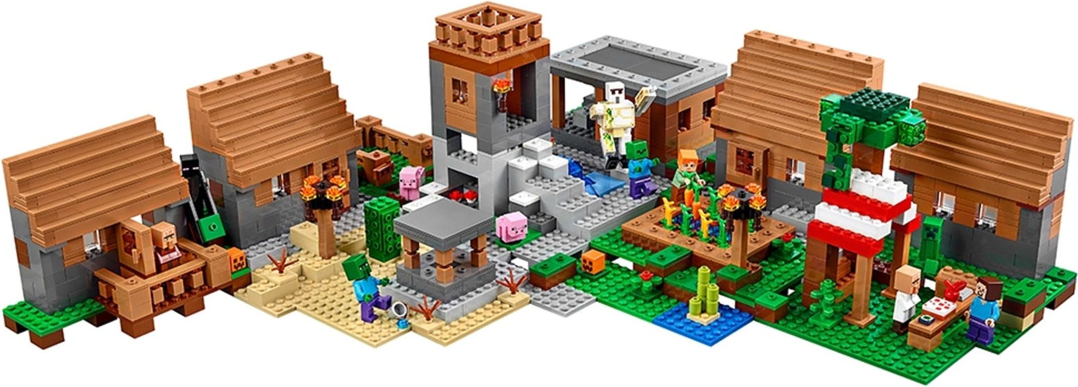 LEGO® Minecraft Het dorp speelwijze