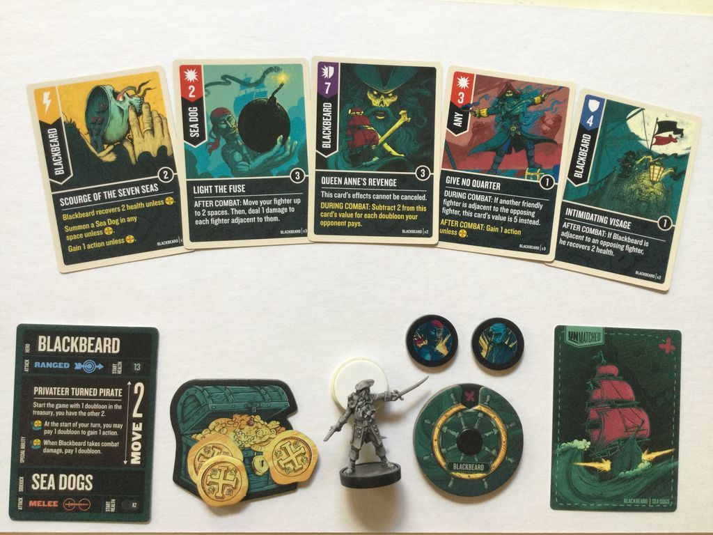 Unmatched: Battle of Legends, Volume Three componenten