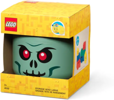 Caja grande para cabeza de esqueleto - Verde