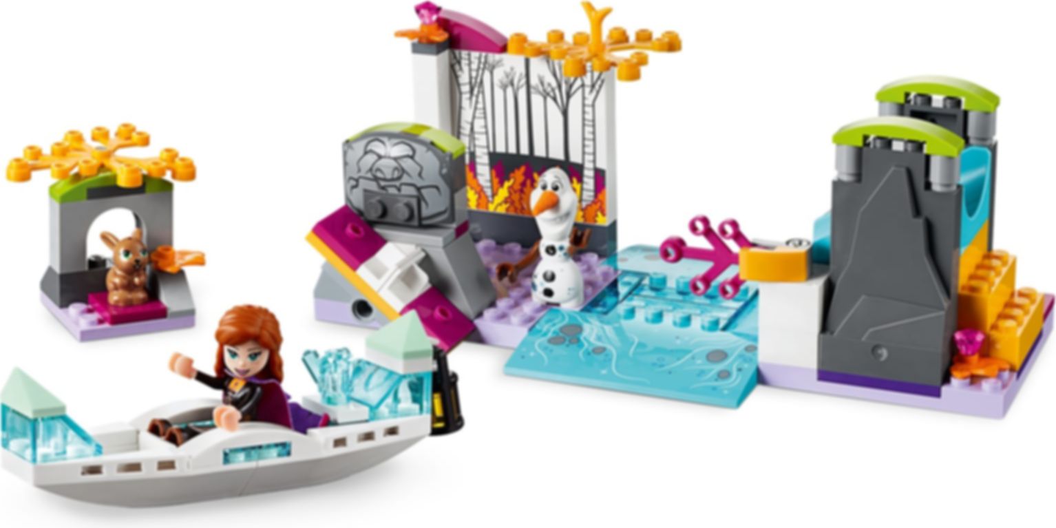 LEGO® Disney Spedizione sulla canoa di Anna componenti