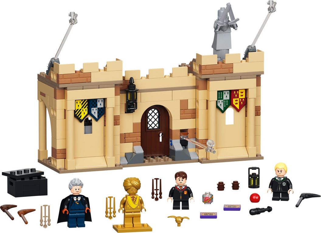 LEGO® Harry Potter™ Hogwarts™: First Flying Lesson components