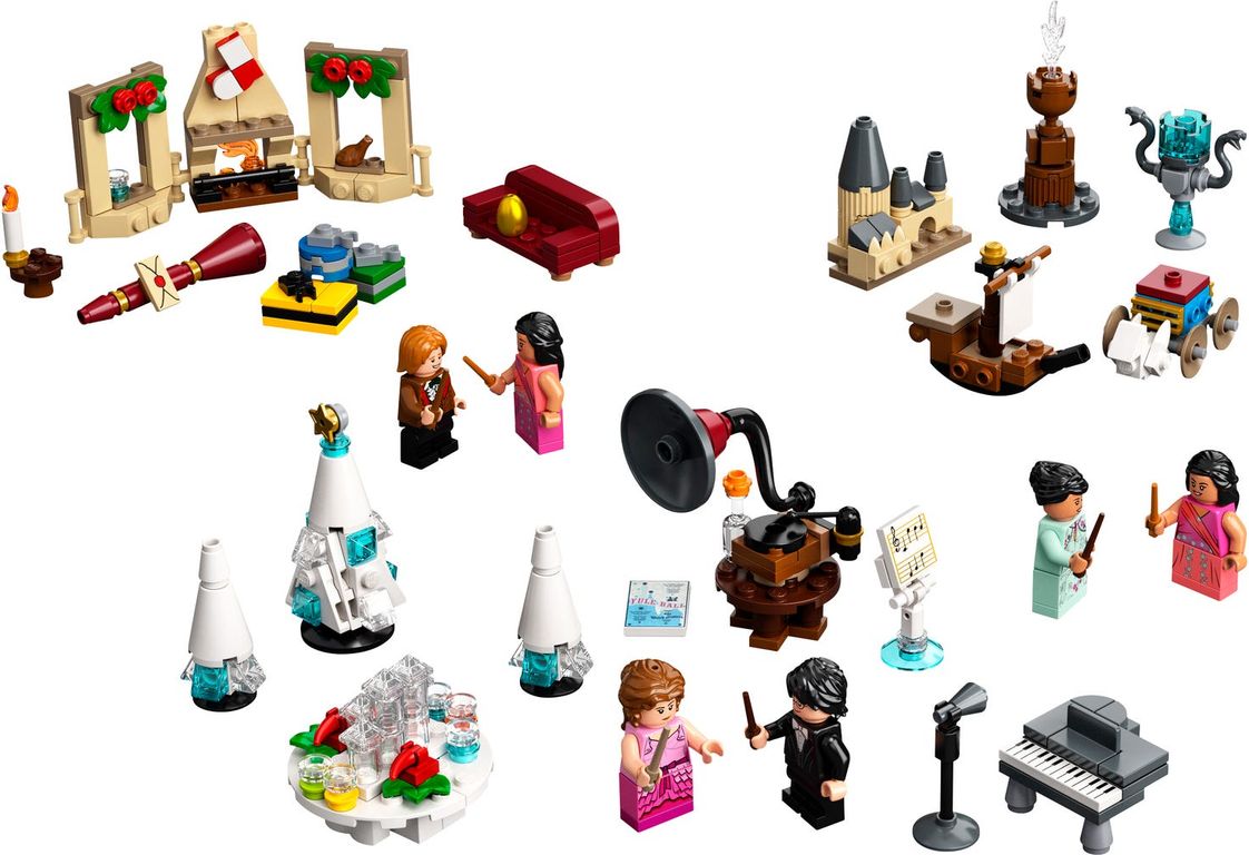 LEGO® Harry Potter™ Calendario de Adviento 2020 partes