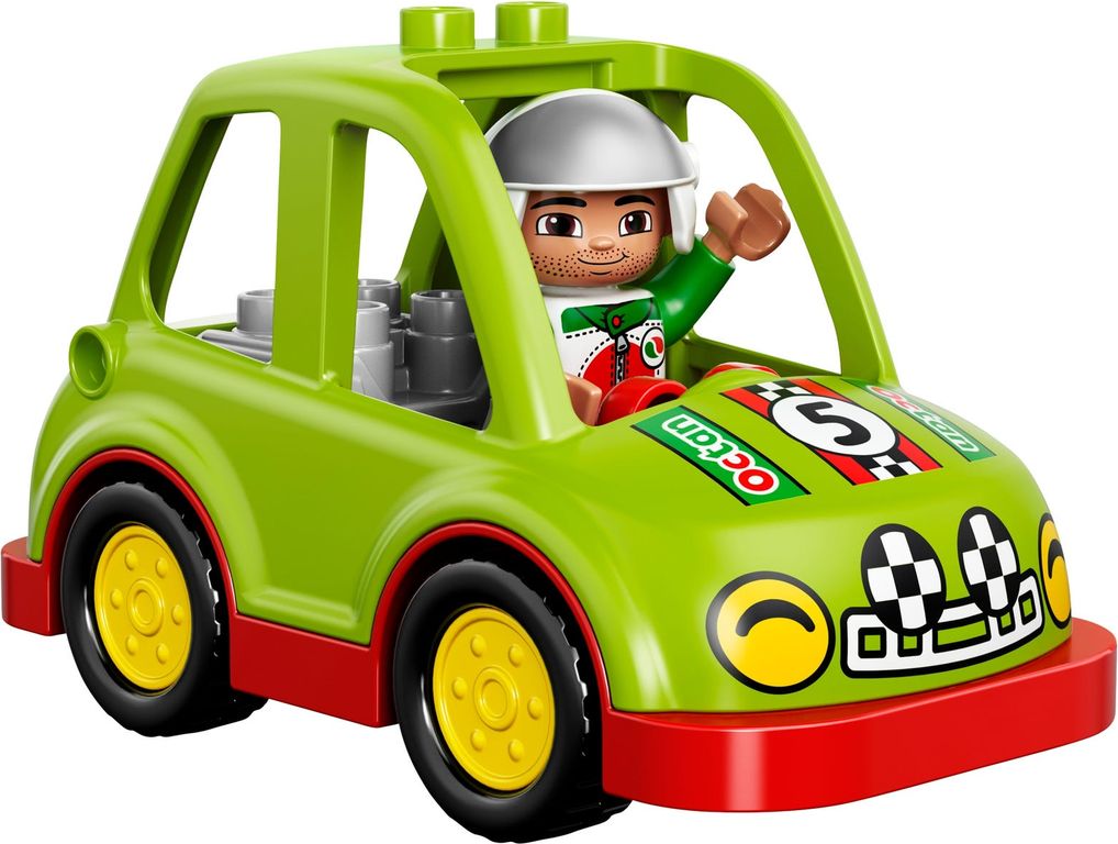 LEGO® DUPLO® La voiture de rallye composants