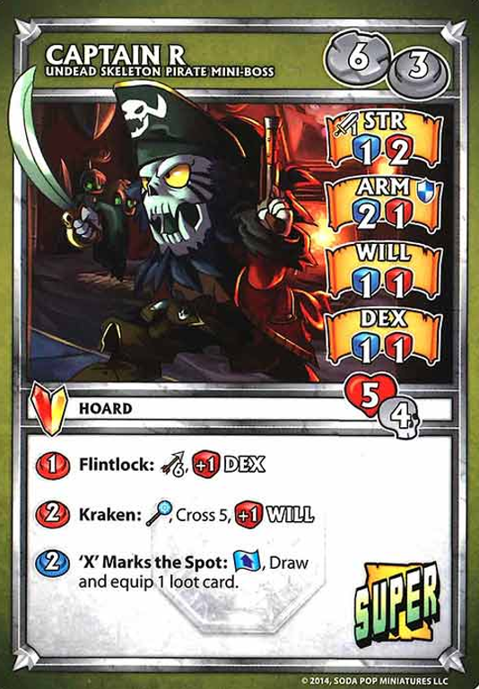 Super Dungeon Explore: Captain R card