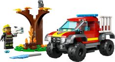 LEGO® City 4x4 Fire Truck Rescue components