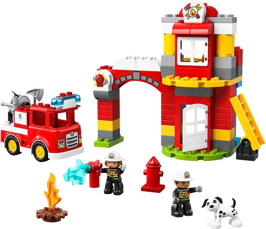 LEGO® DUPLO® Feuerwehrwache komponenten