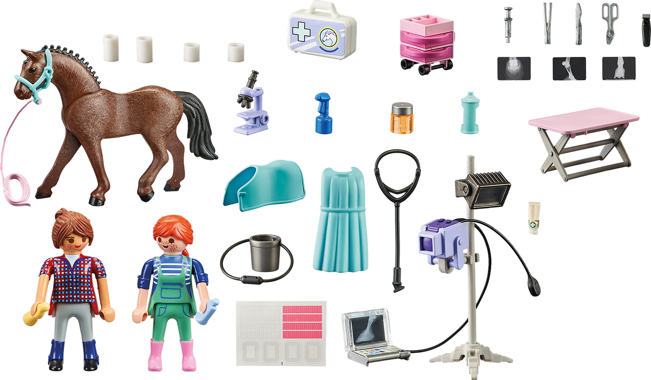 Playmobil® Country Horse Veterinarian components