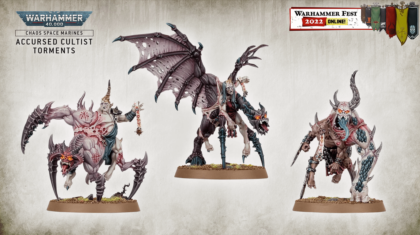 Warhammer 40.000 - Accursed Cultists miniature