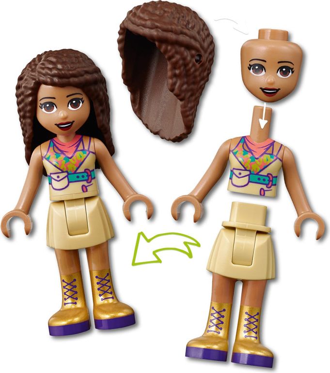 LEGO® Friends Tijger reddingsactie met luchtballon in jungle minifiguren