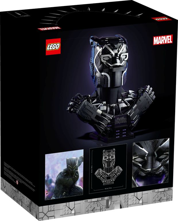 LEGO® Marvel Black Panther back of the box
