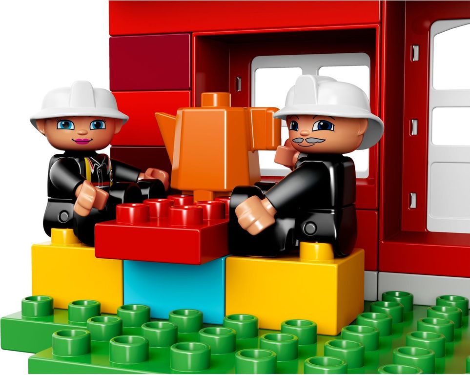 LEGO® DUPLO® Brandweerkazerne minifiguren