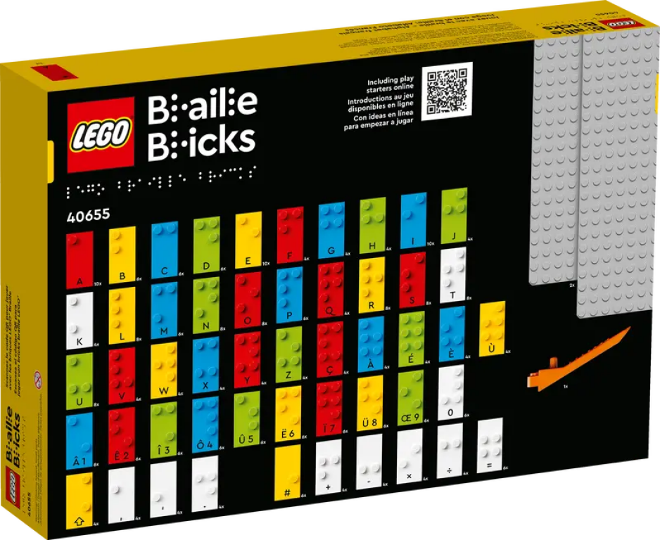 Play with Braille – French back of the box