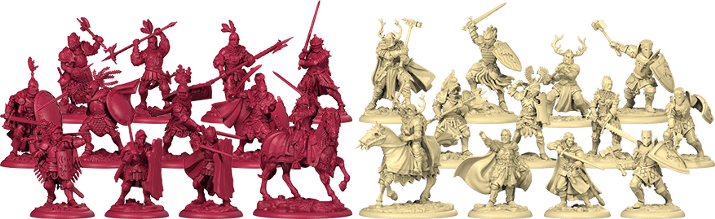 A Song of Ice and Fire: Tactics - Battle of the Trident Starter Set miniaturas