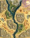 Kemet: Blood and Sand game board