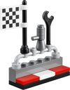 LEGO® Juniors Race Car Rally components