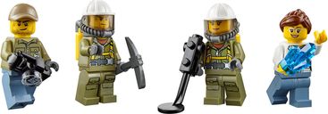 LEGO® City Volcano Starter Set minifigures