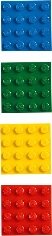 4x4 Brick Magnets Classic components