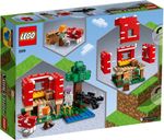 LEGO® Minecraft The Mushroom House parte posterior de la caja