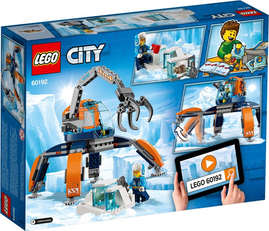 LEGO® City Arktis-Eiskran auf Stelzen rückseite der box