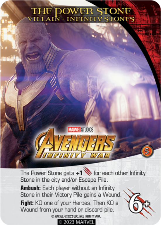 Legendary: A Marvel Deck Building Game – Marvel Studios' The Infinity Saga carta