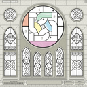 Sagrada Artisans: Window Pattern Booster Pack II – Geek Orthodox tavolo da gioco
