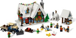 LEGO® Icons Winter Village Cottage components