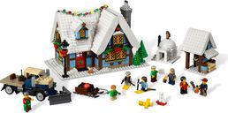 LEGO® Icons Winterliche Hütte komponenten