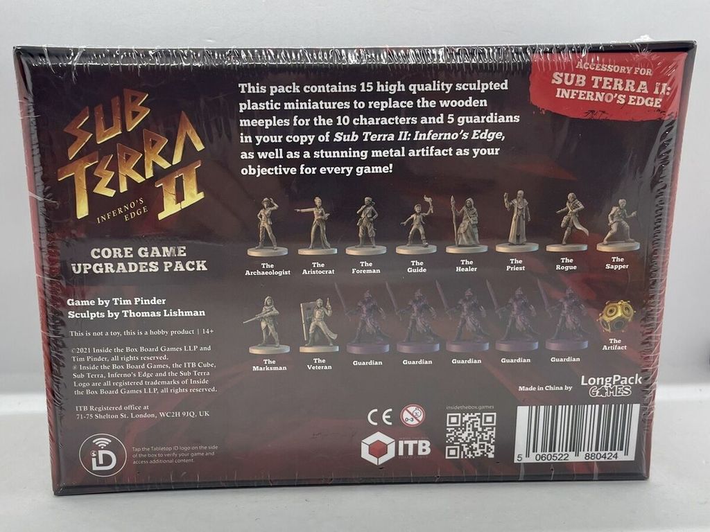 Sub Terra II: Inferno's Edge – Core Upgrade Pack back of the box