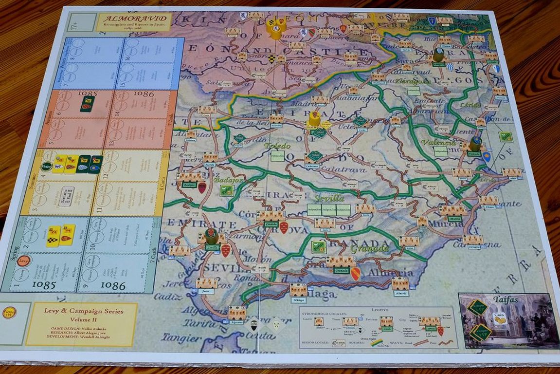 Almoravid: Reconquista and Riposte in Spain, 1085-1086 spielablauf