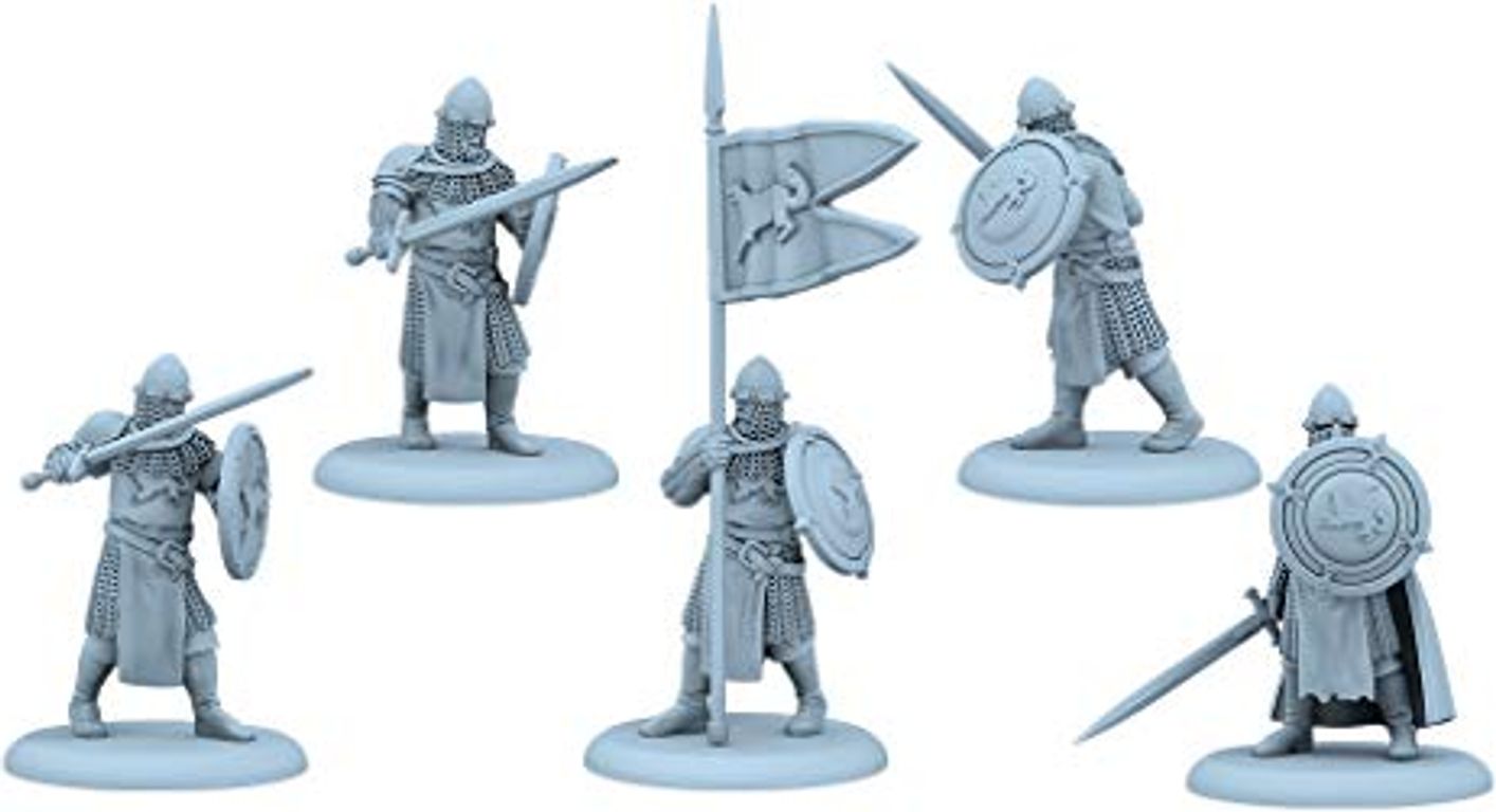 Figurines De Plateau A Song Of Ice And Fire – Stark Heroes I (Multilingue) Par Dark Sword