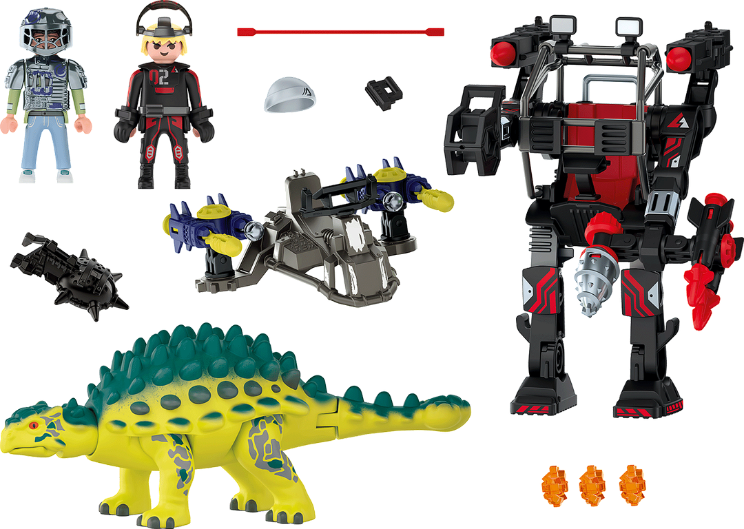 Playmobil® Dino Rise Saichania: Invasion of the Robot components