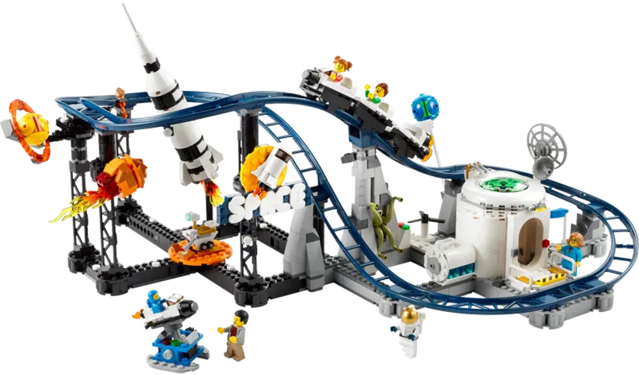 LEGO® Creator Space Roller Coaster components