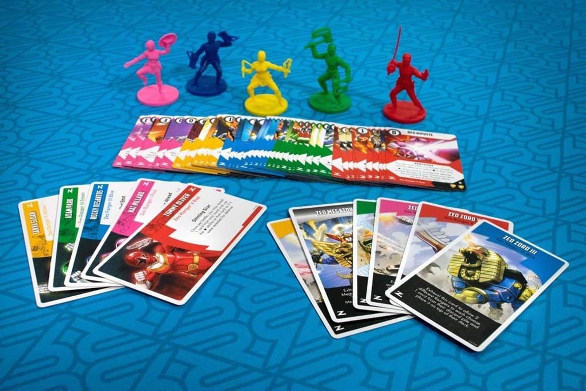 Power Rangers: Heroes of the Grid – Zeo Rangers Pack components