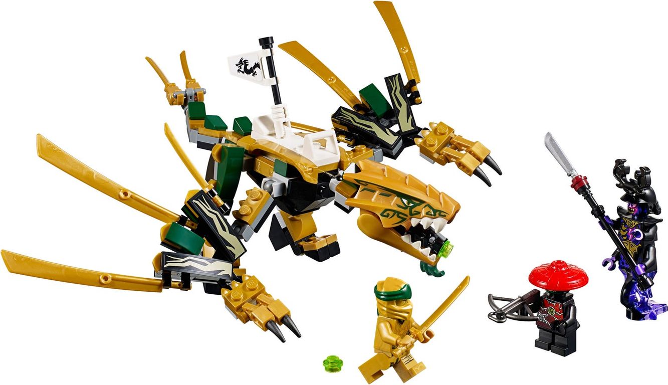 LEGO® Ninjago Goldener Drache komponenten