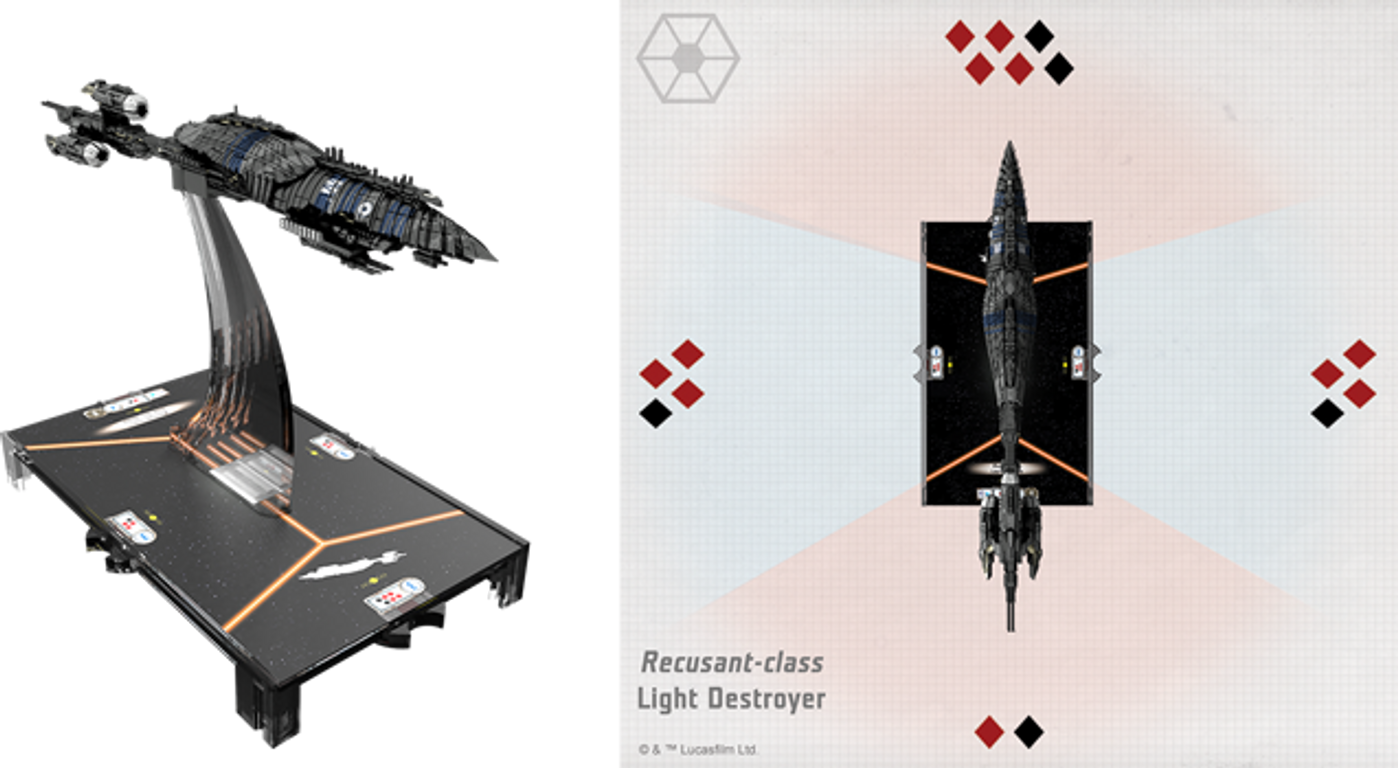 Star Wars: Armada –  Recusant-class Destroyer Expansion Pack miniatuur