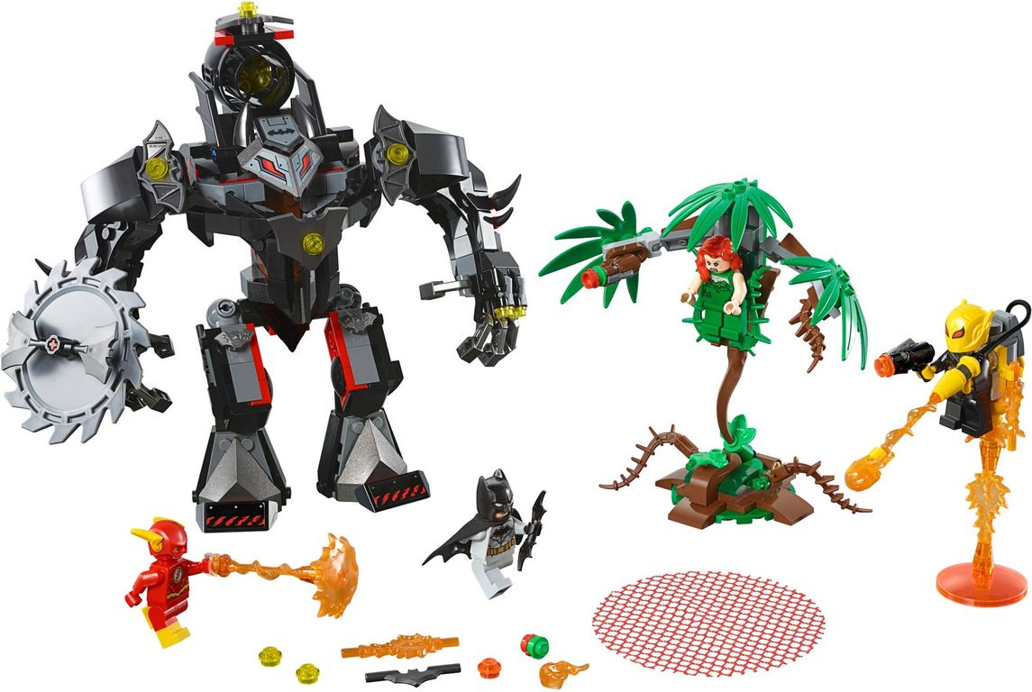 LEGO® DC Superheroes Batman™ Mech vs. Poison Ivy™ Mech componenten