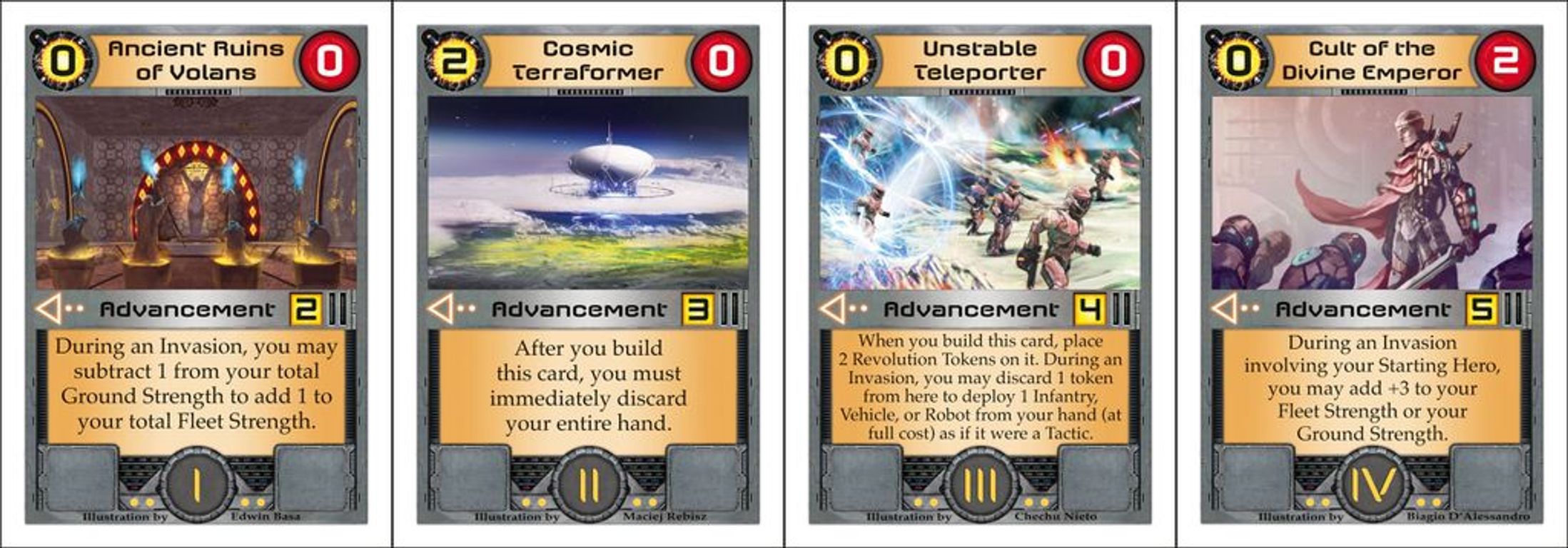Core Worlds: Revolution cards