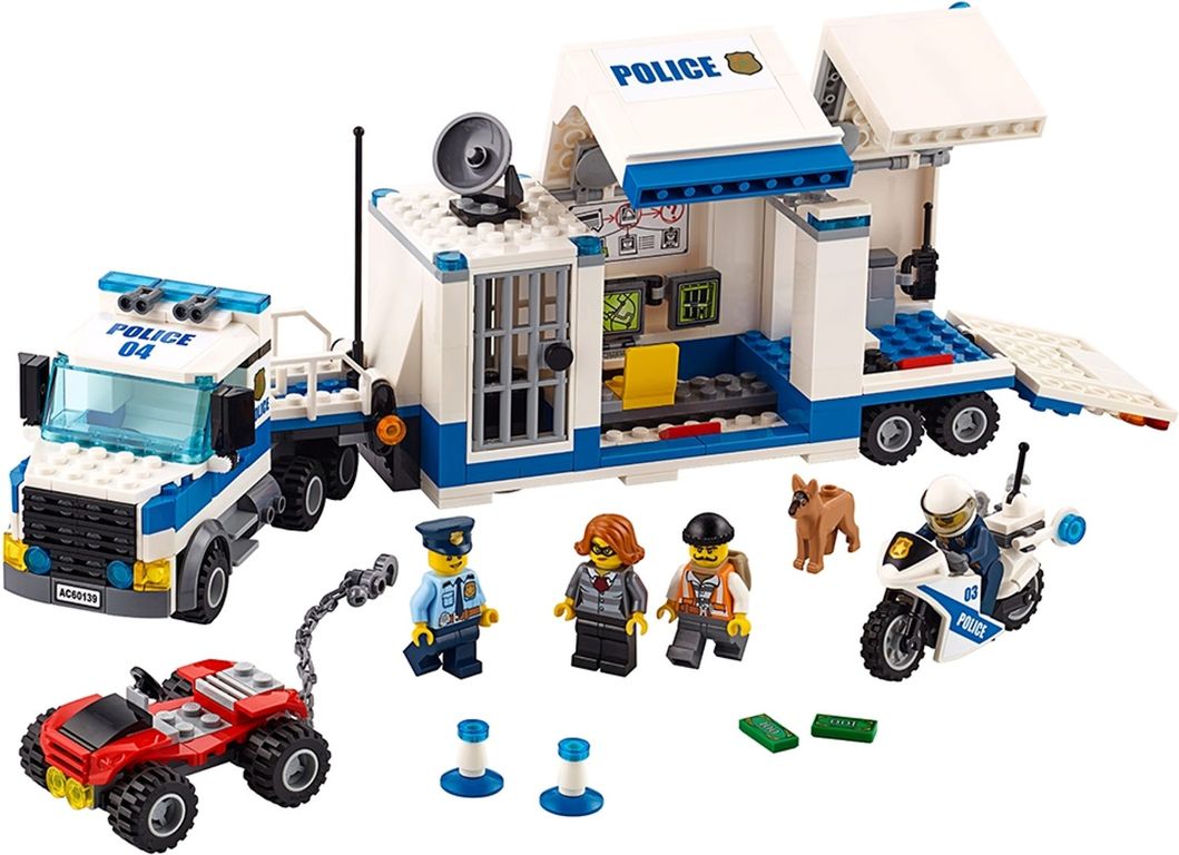 LEGO® City City Police Centro di Comando Mobile componenti