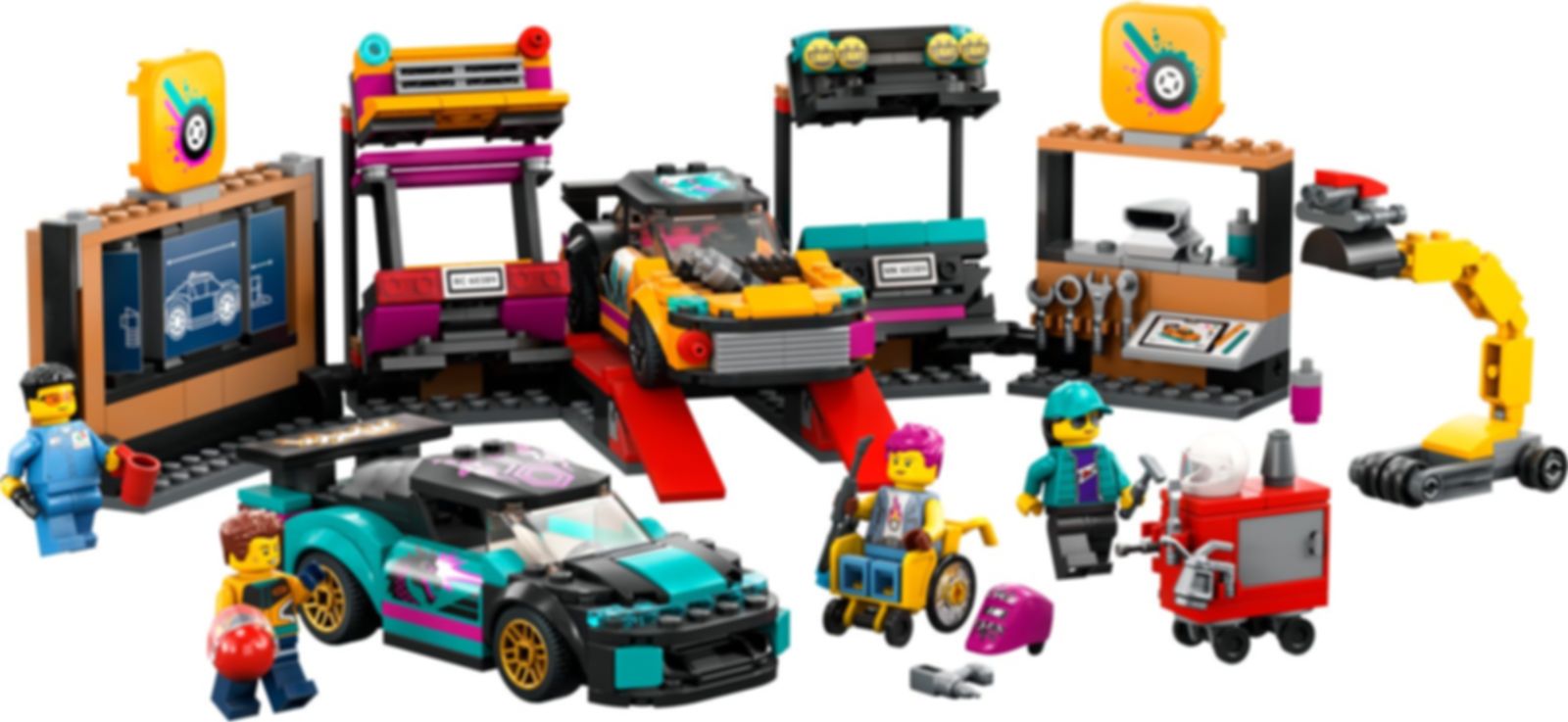 LEGO® City Custom Car Garage gameplay