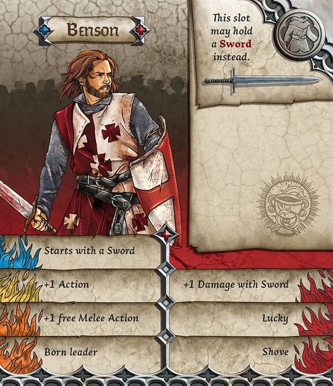 Zombicide Black Plague: Benson componenti