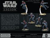 Star Wars: Legion – Mandalorian Super Commandos Unit Expansion dos de la boîte