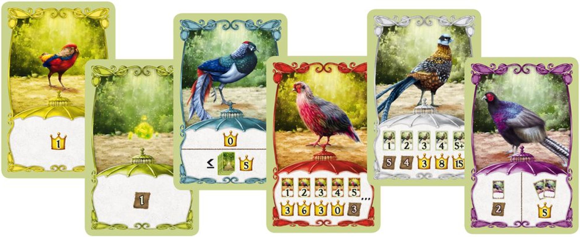 Fancy Feathers cartas