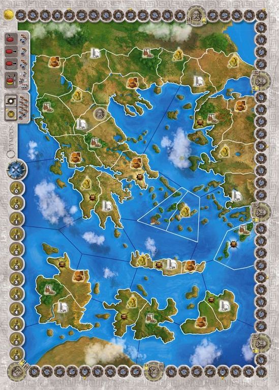 Olympos game board