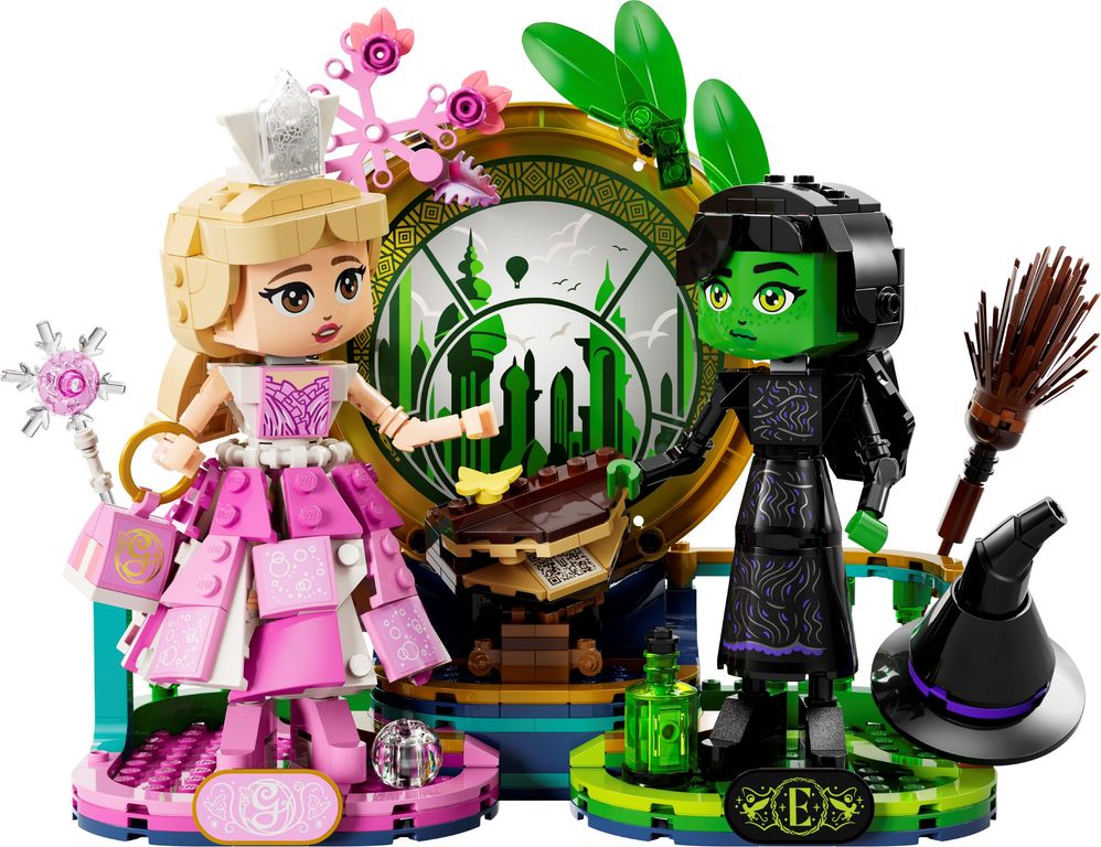 LEGO® Wicked Personaggi di Elphaba e Glinda componenti