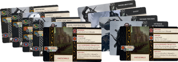 A Song of Ice & Fire: Tabletop Miniatures Game - Night's Watch Starter Set cards
