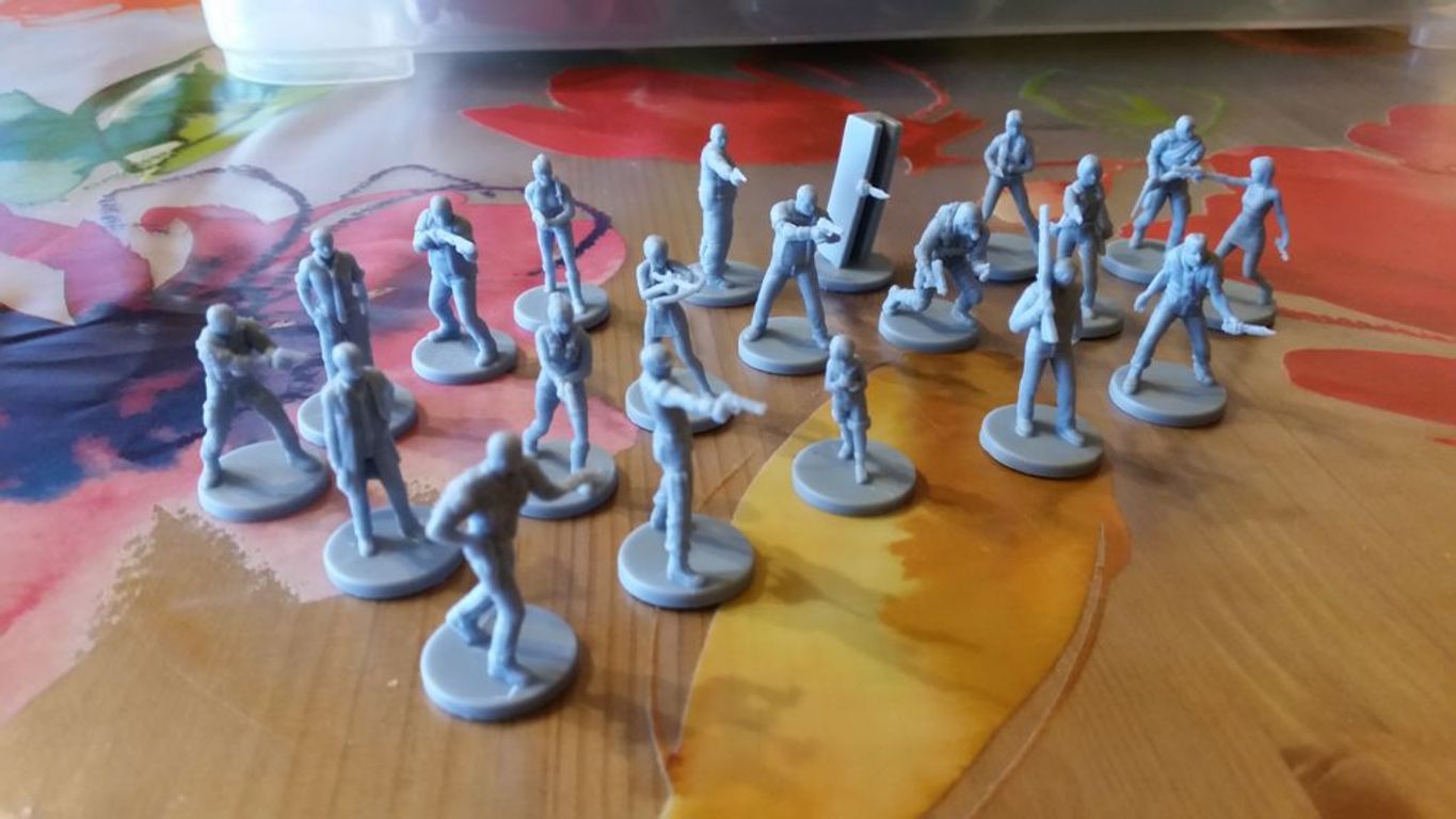 Resident Evil 2: The Board Game miniatures