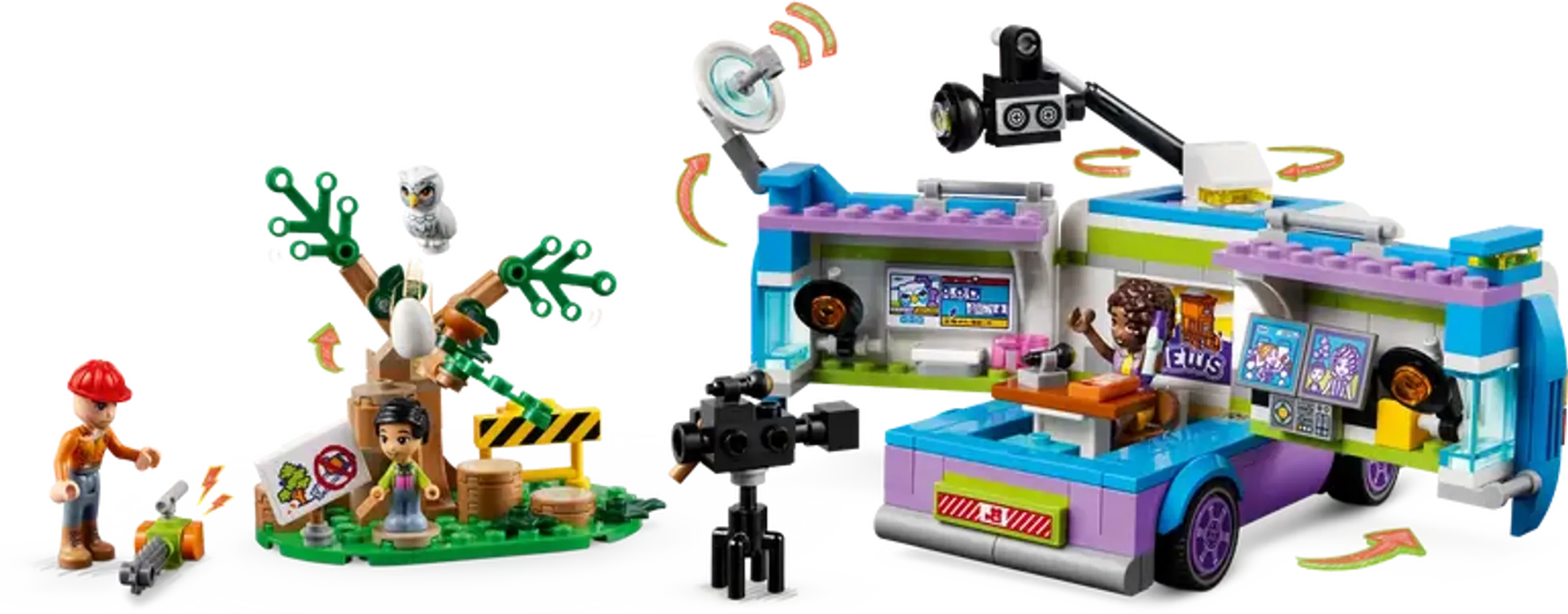 LEGO® Friends Nachrichtenwagen spielablauf