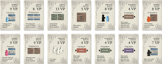 Obsession: Characters Expansion cards
