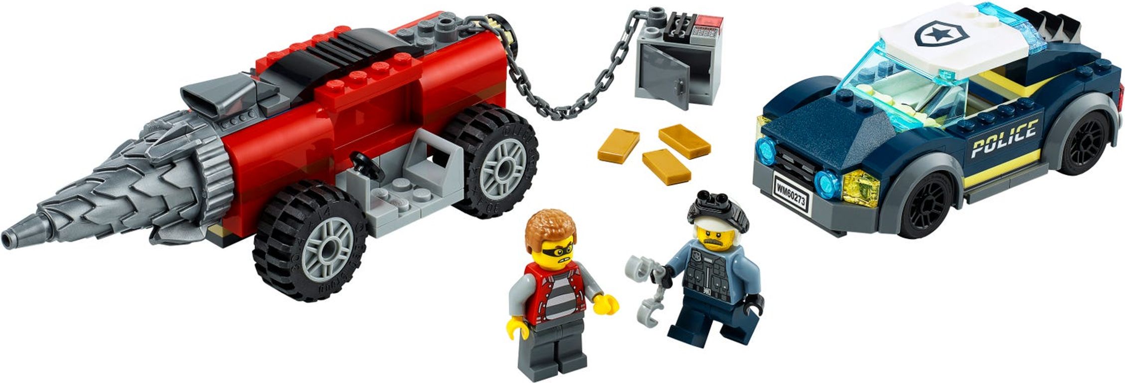 LEGO® City Elite Police Driller Chase components
