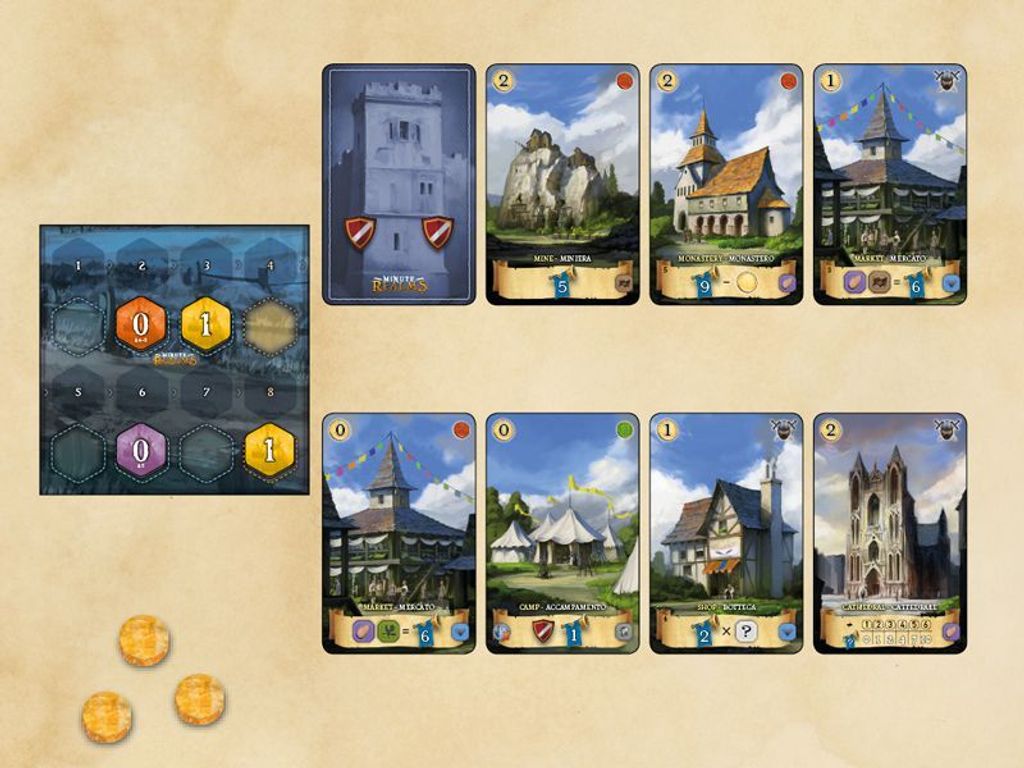 Minute Realms komponenten